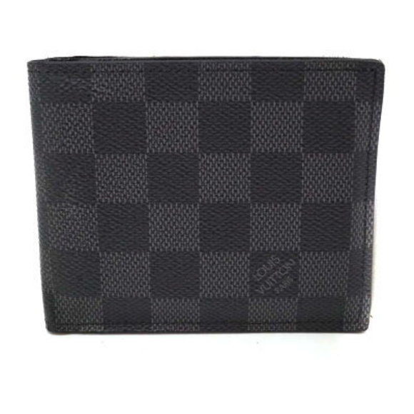 Louis Vuitton Portefeuille Marco NM Bifold Wallet Black Damier Graphite Black - Picture 1 of 15